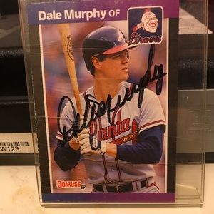 Dale Murphy Autographed Card